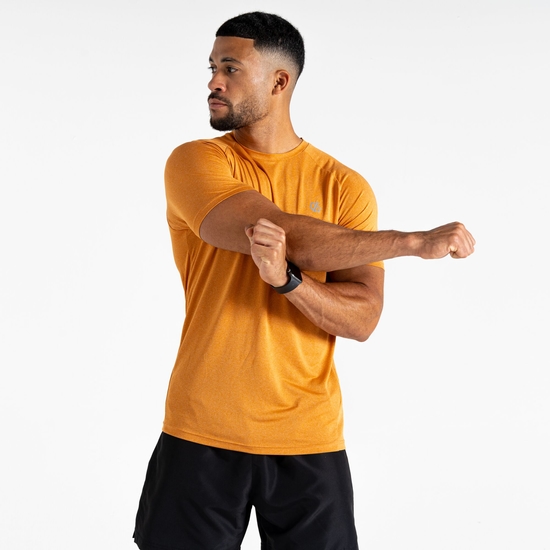 T-shirt de fitness Homme Accelerate Orange