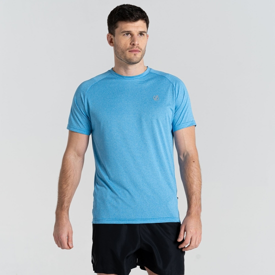 Herren Accelerate Fitness-T-Shirt Blau