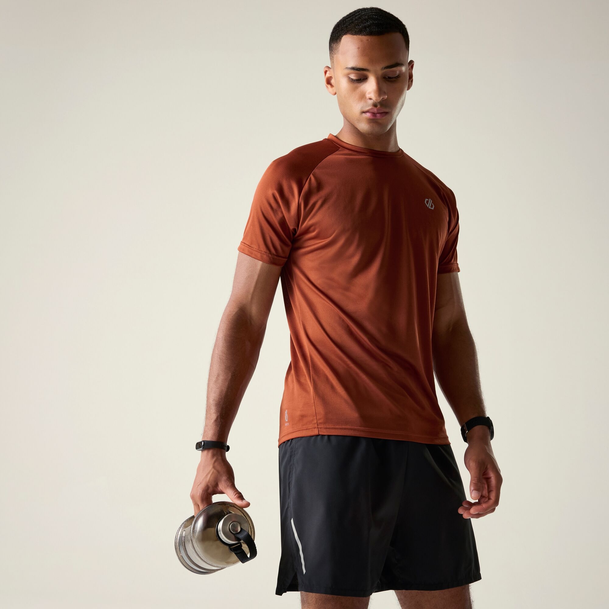 Dare 2B Men's Orange Accelerate Fitness T-Shirt Size: S