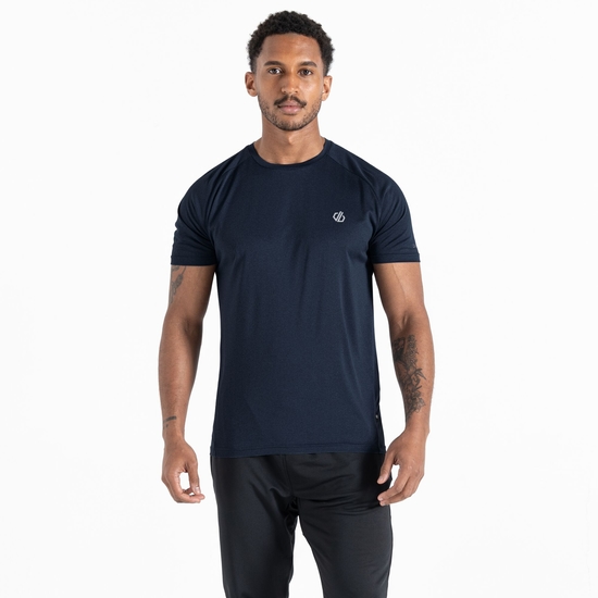 Men's Accelerate Fitness T-Shirt Moonlight Denim 
