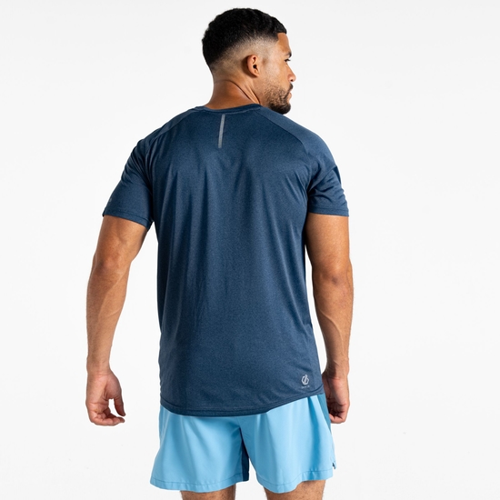 Men's Accelerate Fitness T-Shirt Moonlight Denim