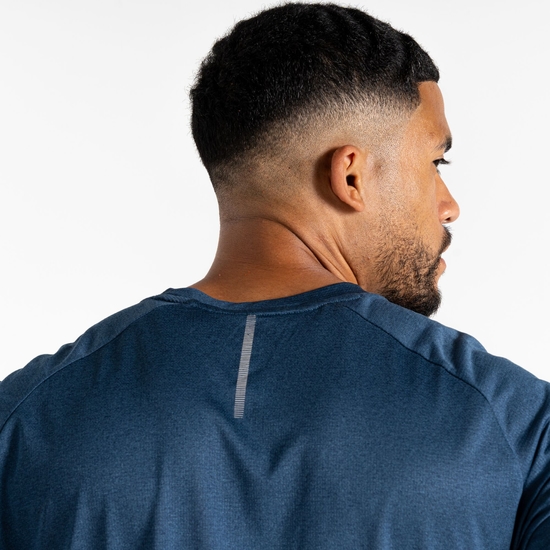 Men's Accelerate Fitness T-Shirt Moonlight Denim