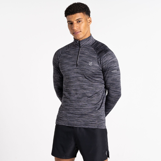 Men's Accelerate Fitness Jersey  Charcoal Grey