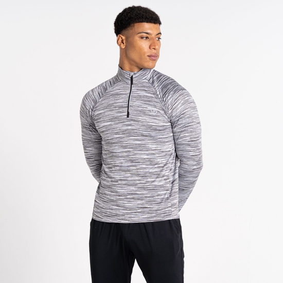Herren Accelerate Fitness-Trikot  Grau