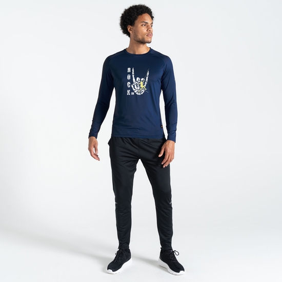 T-shirt à manches longues homme Tech Bleu