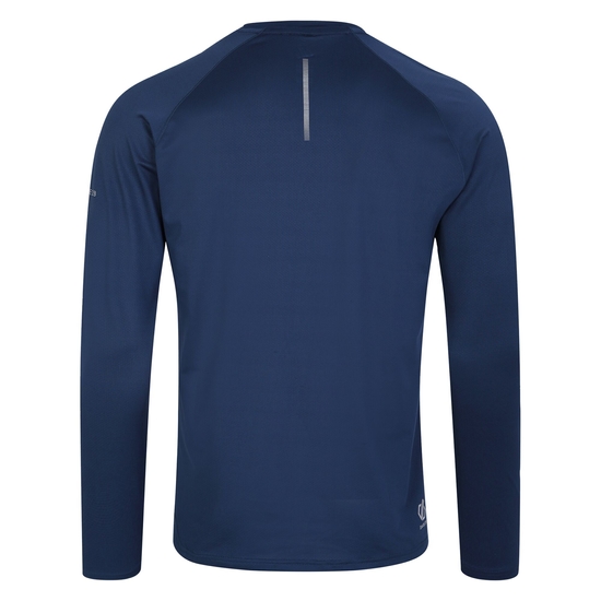 T-shirt à manches longues homme Tech Bleu