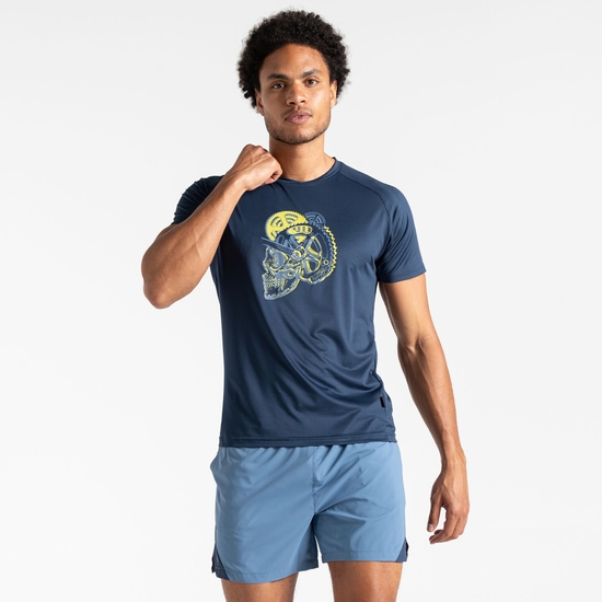 T-Shirt homme Tech Bleu