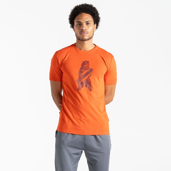 Herren Movement II T-Shirt Orange