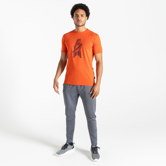Herren Movement II T-Shirt Orange