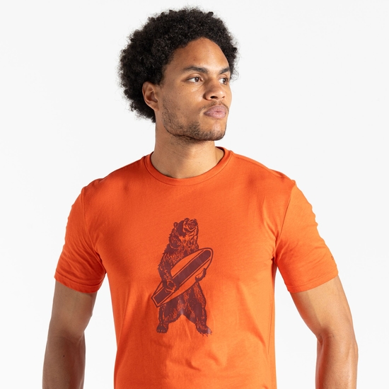 Herren Movement II T-Shirt Orange