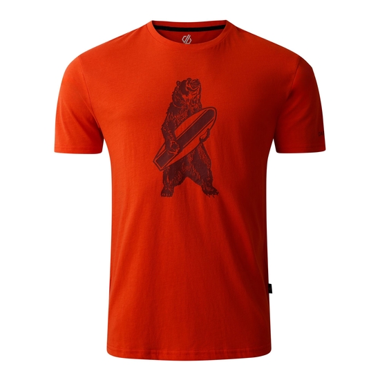 Herren Movement II T-Shirt Orange