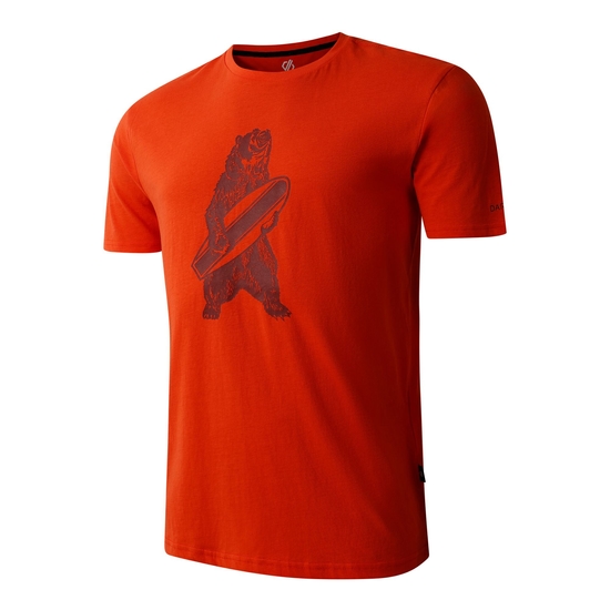 Herren Movement II T-Shirt Orange