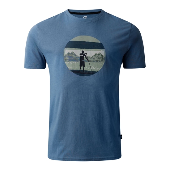 Herren Movement II T-Shirt Blau