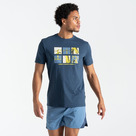 Herren Movement II T-Shirt Blau