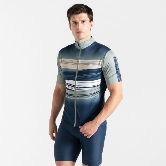 Herren AEP Pedal Kurzarmtrikot Grün