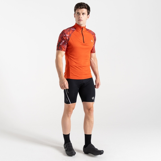Men's Riding Jersey Cinnamon Shift Print