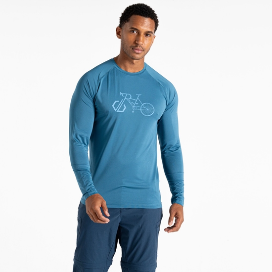 Men's Tech Long Sleeve II T-Shirt Bluesteel 