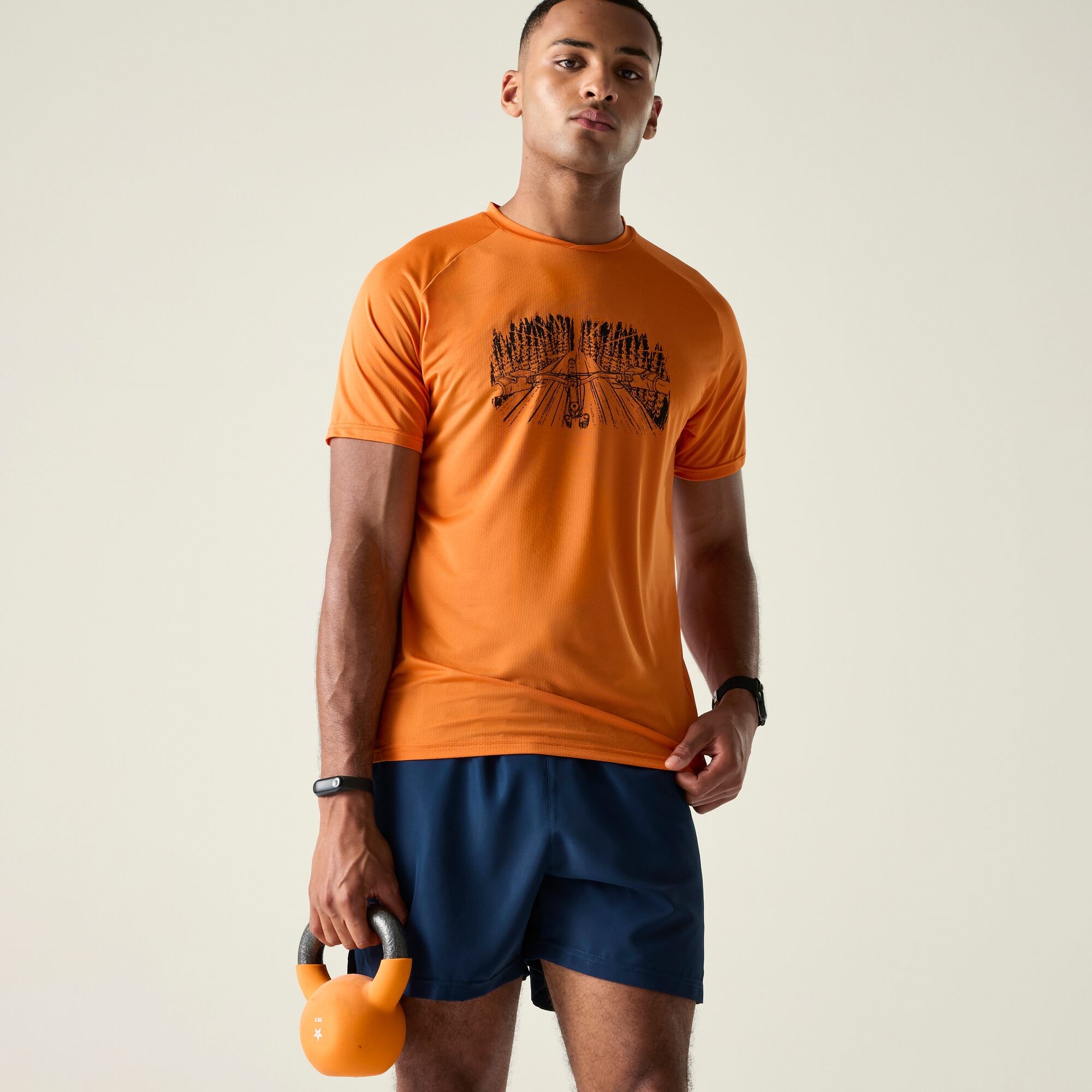 Dare 2B Men's Orange Tech Ii T-Shirt Size: Xl