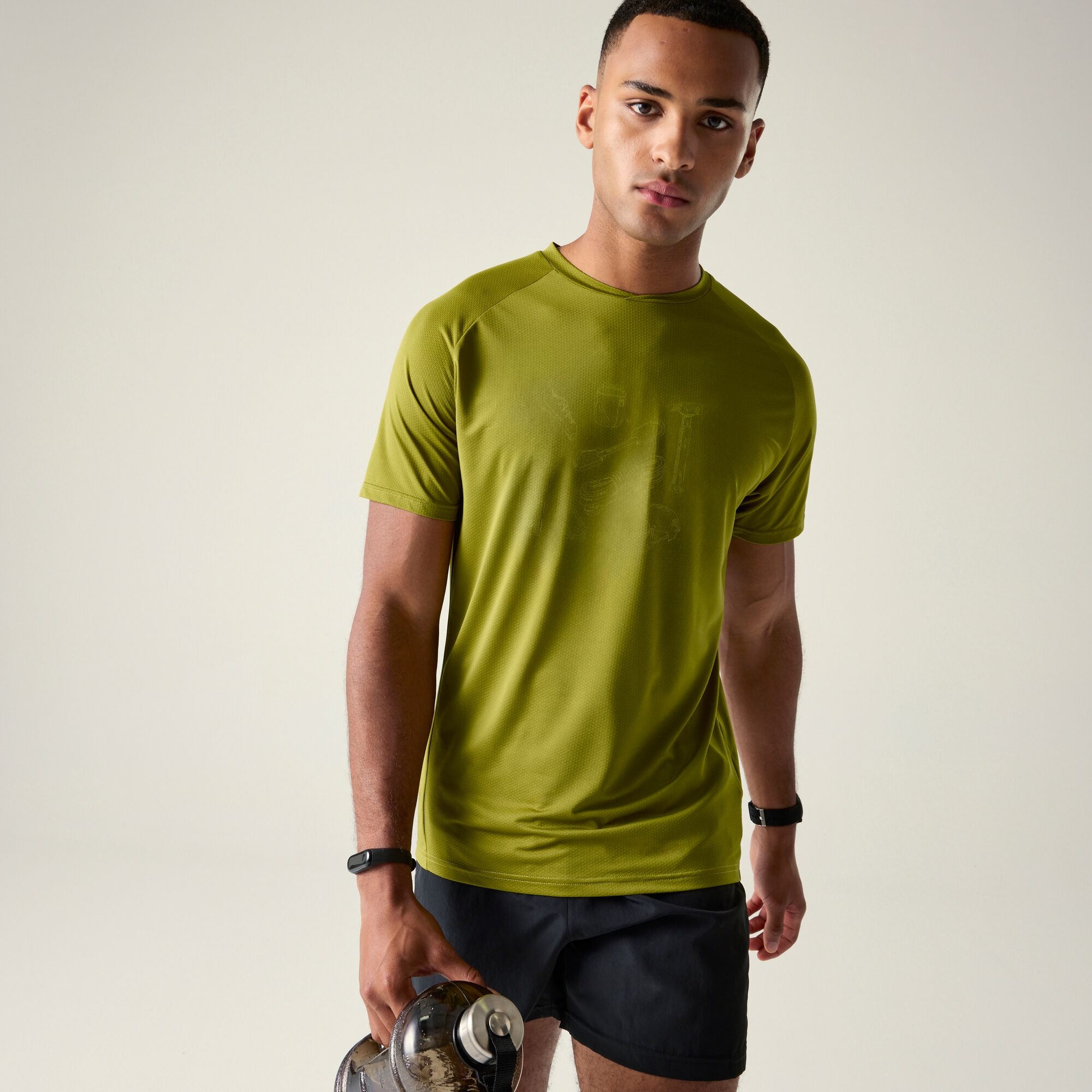 Dare 2B Men's Green Tech Ii T-Shirt Size: Xxl