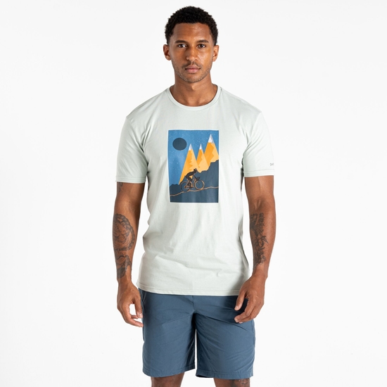 Men's Movement III T-Shirt Aqua Grey 