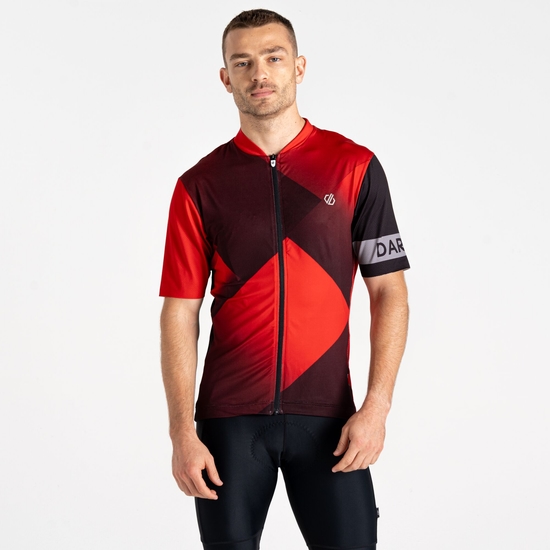 Herren AEP Pedal II Kurzarmtrikot Rot
