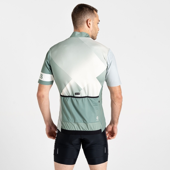 Maillot à manches courtes AEP Pedal II pour homme Vert