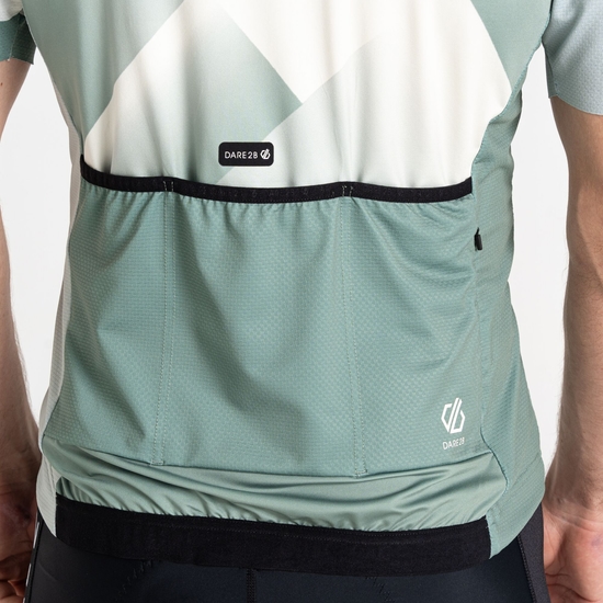 Maillot à manches courtes AEP Pedal II pour homme Vert