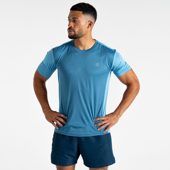 Men's Discernible III T-Shirt Bluesteel 