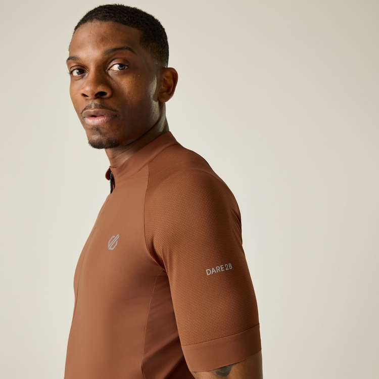 Men's Lightning Short Sleeved Jersey - Arabian Spice | Dare2B