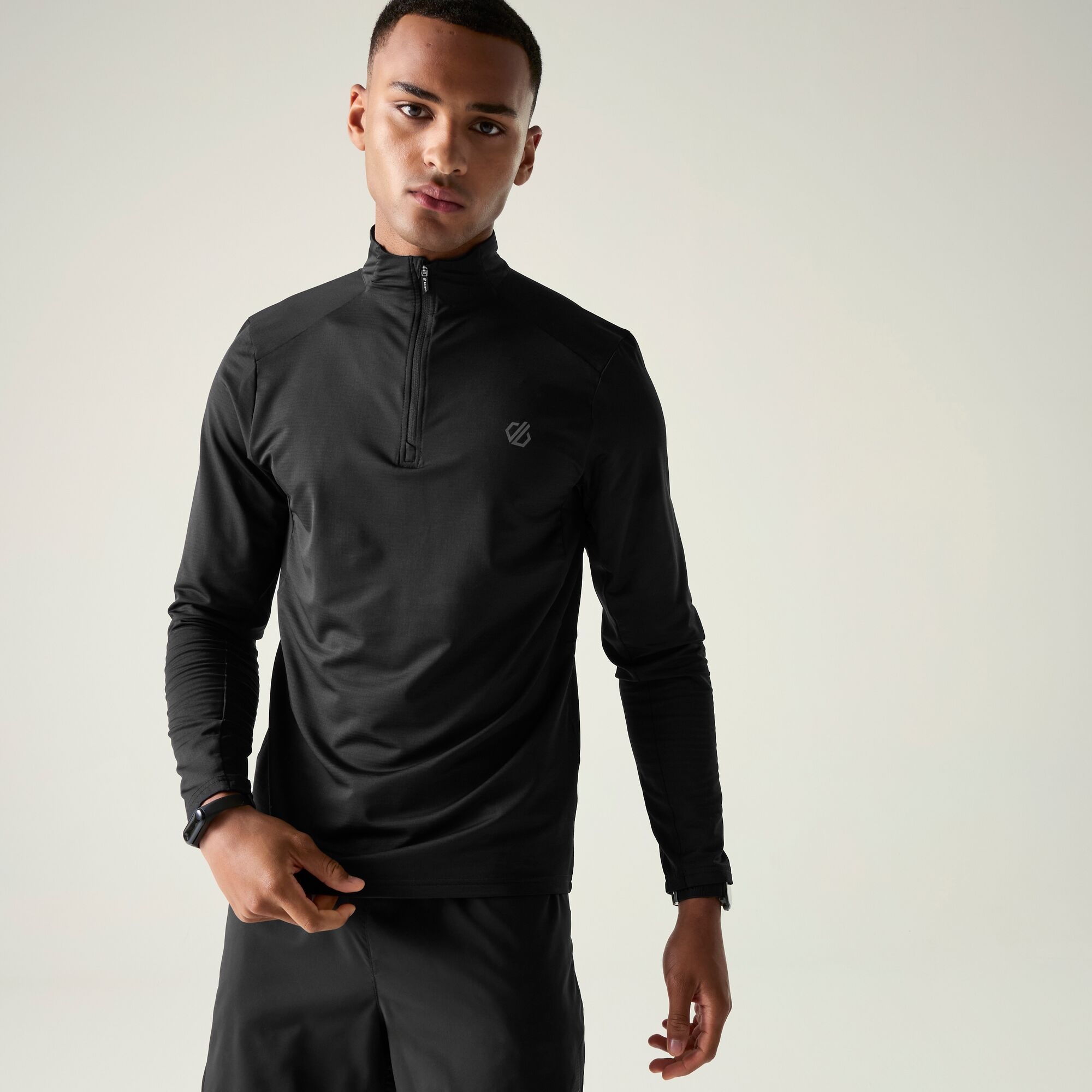 Dare 2B Men's Black Power Up Iv Jersey Size: S