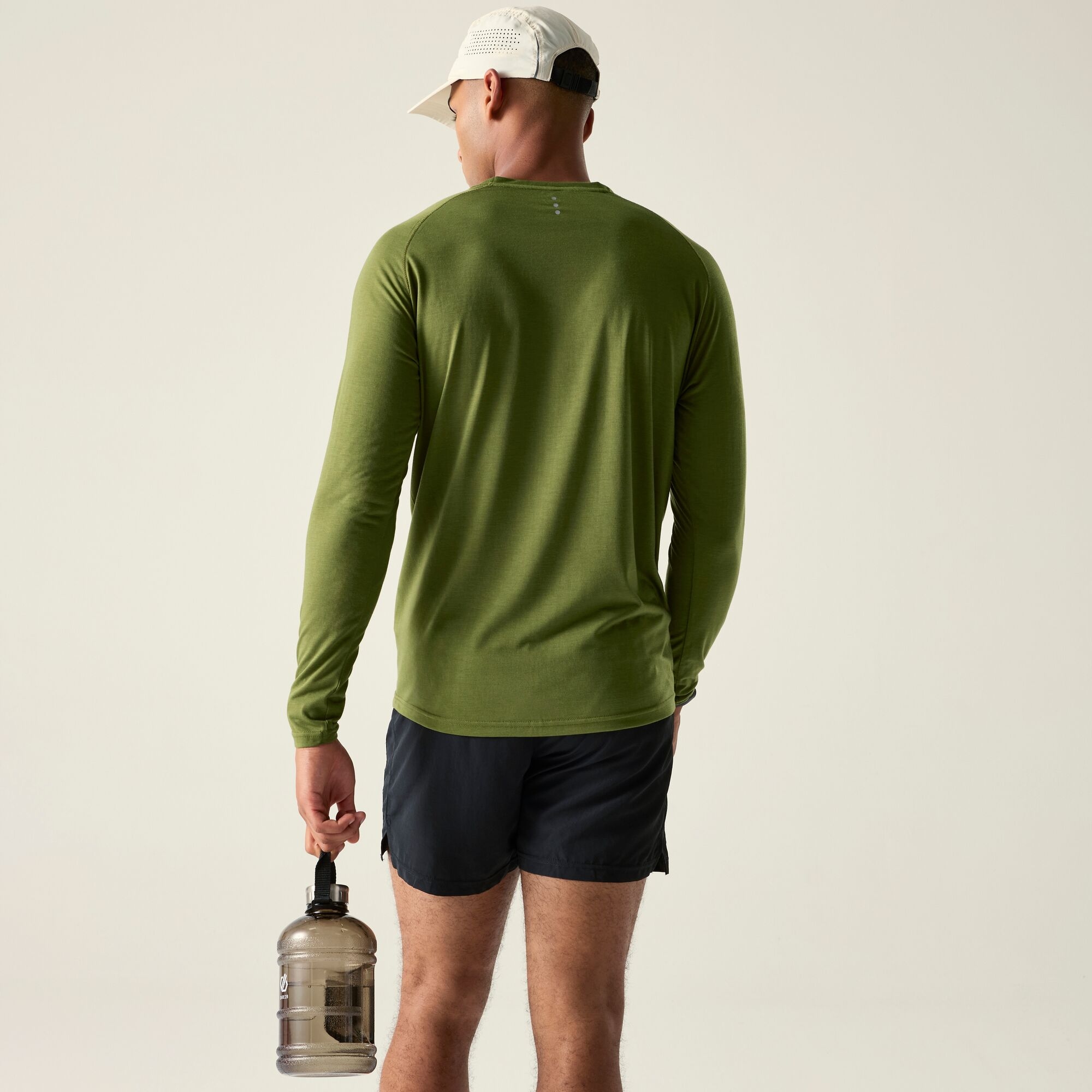 Dare 2B Men's Green Agile Long Sleeved T-Shirt Size: Xxl - Image 3
