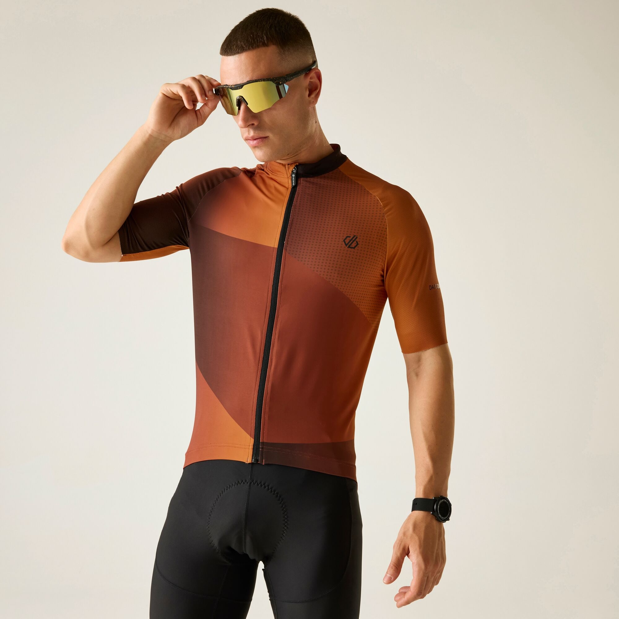 Dare 2B Men's Red Lightning Short Sleeved Printed Jersey Size: Xs