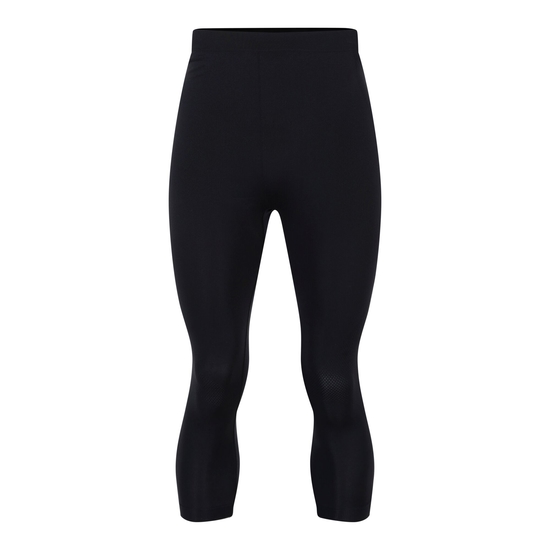 Men's In The Zone 3/4 Leggings Black 