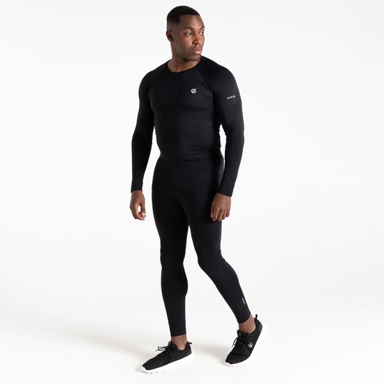 Men's In The Zone II Long Sleeved Base Layer Top Black