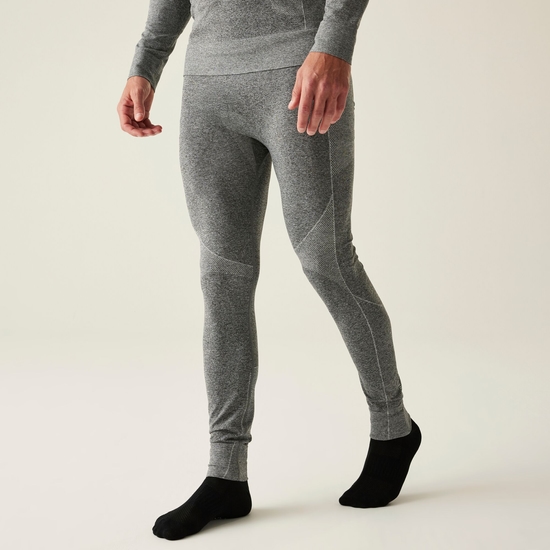 Men's In The Zone III Legging Charcoal Grey Marl