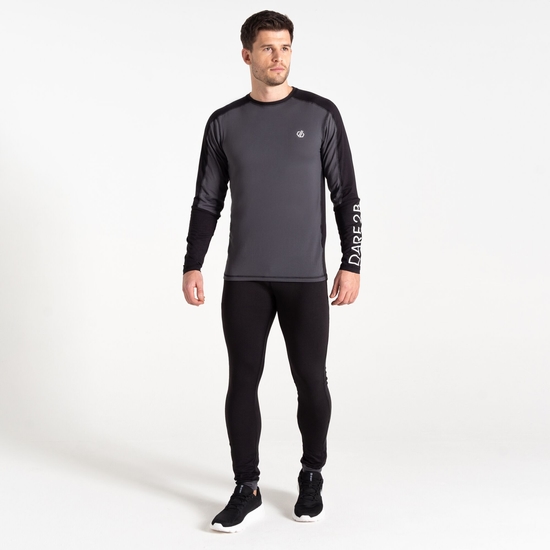 Men's Exchange III Base Layer Set Black Grey