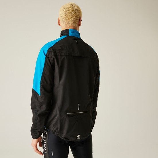 Veste Cycle Homme Réfléchissante Zippée MEDIANT Bleu
