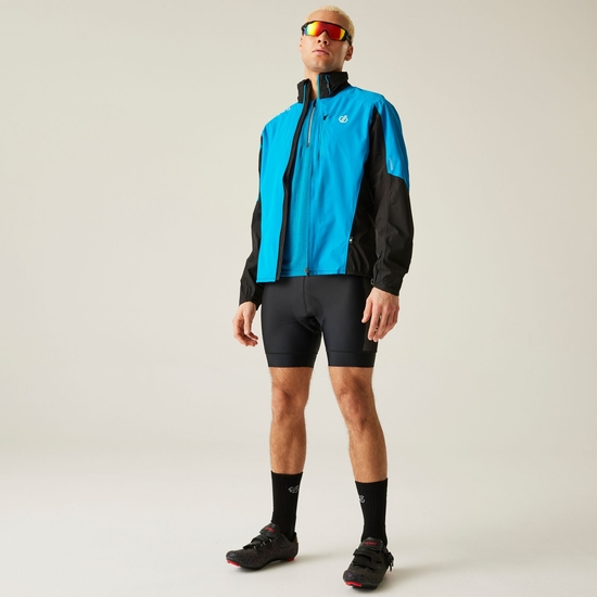Veste Cycle Homme Réfléchissante Zippée MEDIANT Bleu