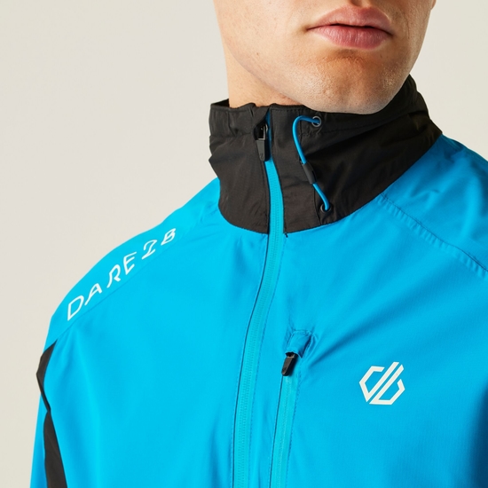 Veste Cycle Homme Réfléchissante Zippée MEDIANT Bleu