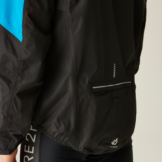 Veste Cycle Homme Réfléchissante Zippée MEDIANT Bleu