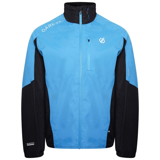Veste Cycle Homme Réfléchissante Zippée MEDIANT Bleu