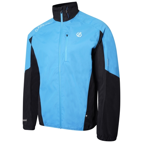 Veste Cycle Homme Réfléchissante Zippée MEDIANT Bleu