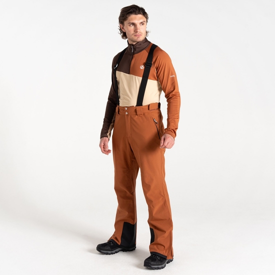 Achieve II wasserdichte Skihose für Herren Braun