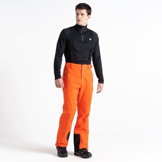 Men's Achieve II Recycled Ski Pants Puffins Orange