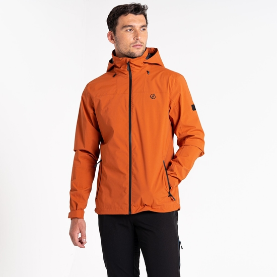 Men's Switch Out Recycled Waterproof Jacket Burnt Brick