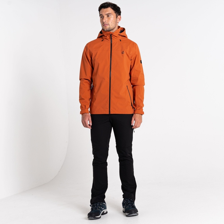 Men s Switch Out Recycled Waterproof Jacket Burnt Brick