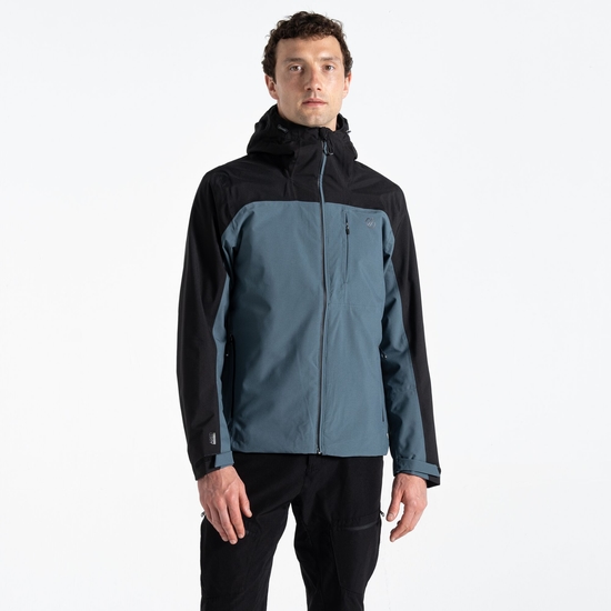 Men's Diluent Era Waterproof Jacket Orion Grey Black