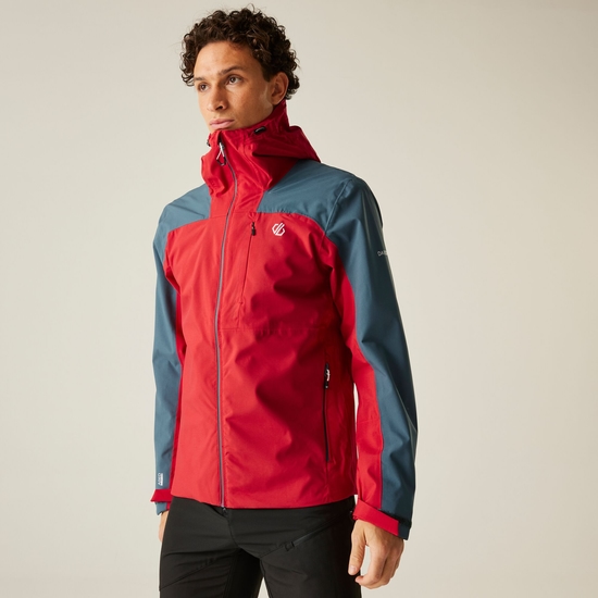 Diluent Era Homme Veste imperméable Rouge