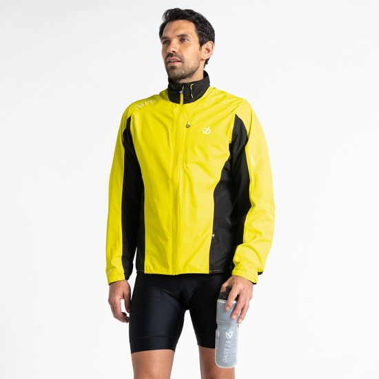 Men's Mediant II Jacket Neon Spring Black