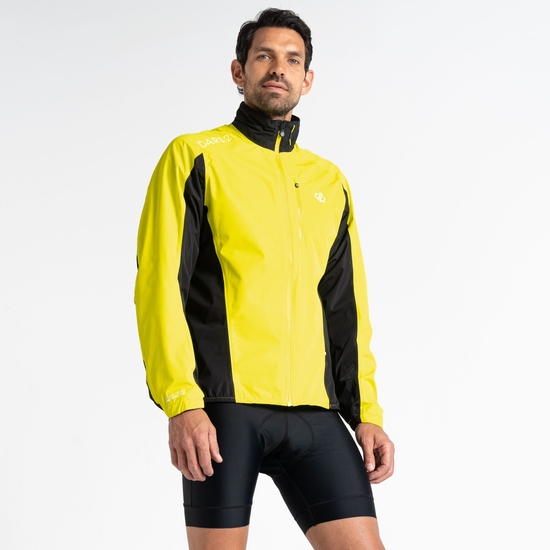 Men's Mediant II Jacket Neon Spring Black